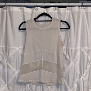 White Lululemon tank top size 4